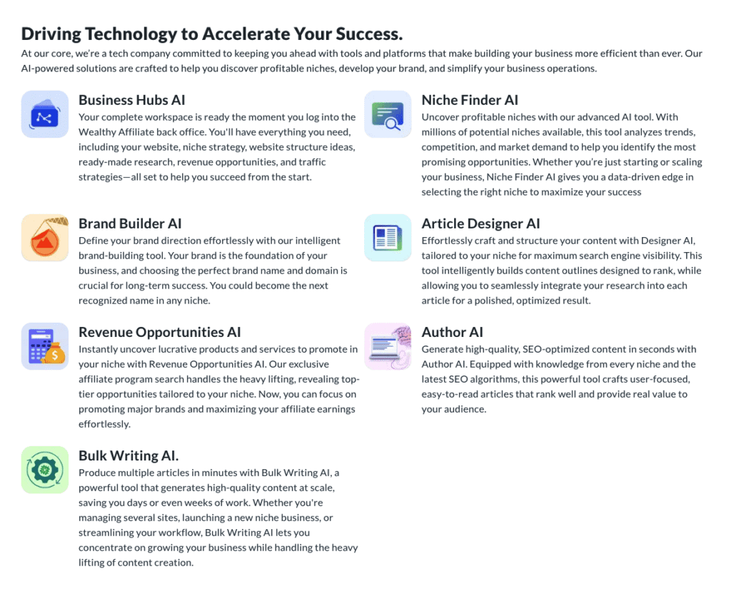 Driving Technology to Accelerate Your Success.

