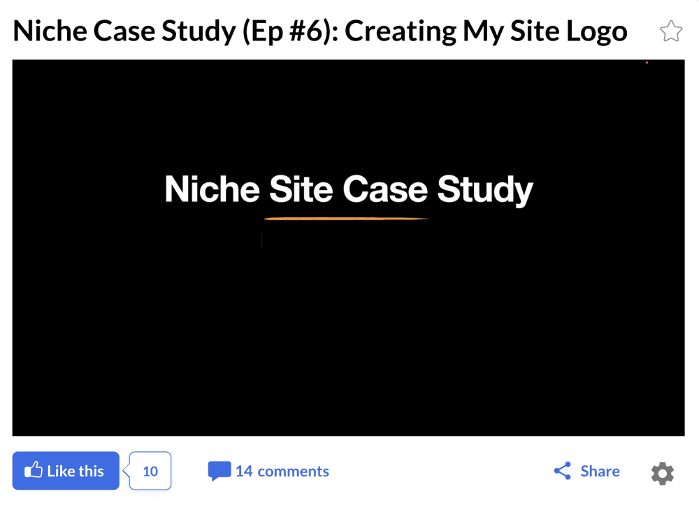 Creating a Site Logo for Free Video