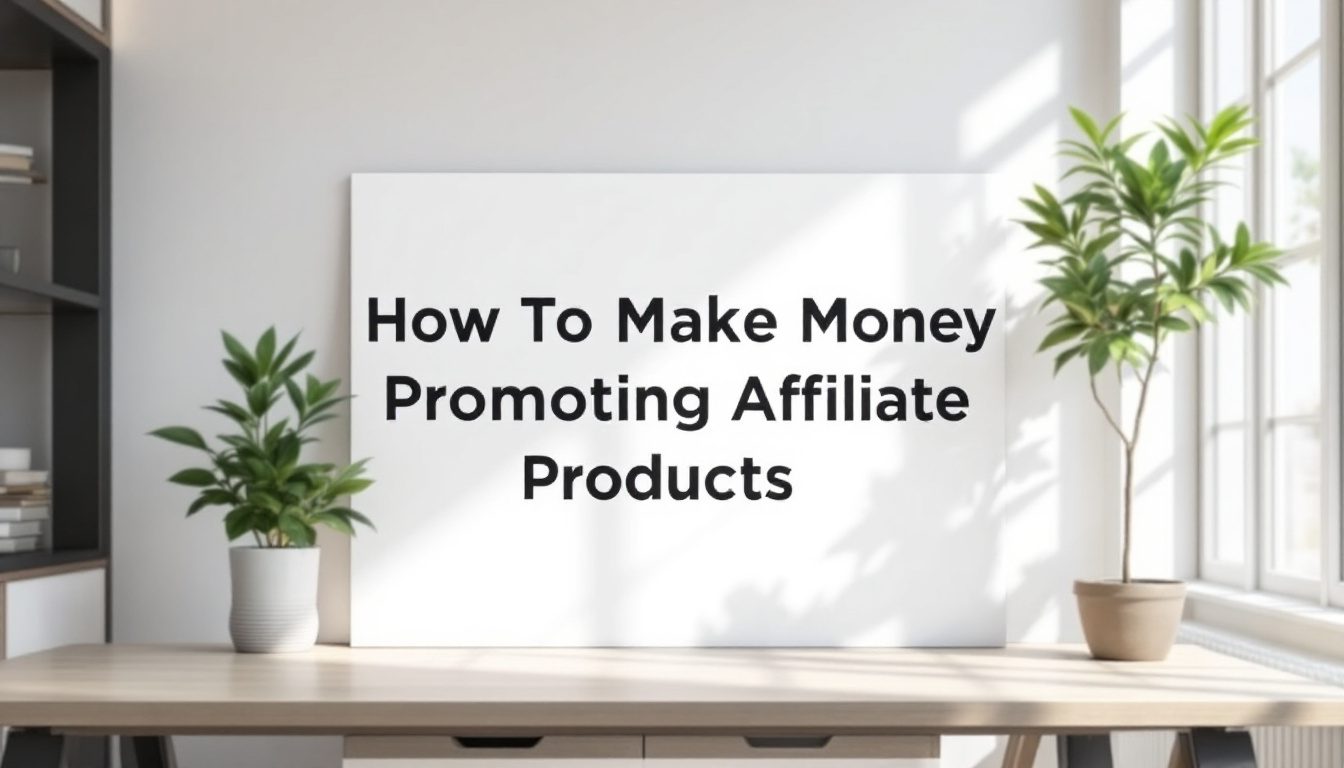 How To Make Money Promoting Affiliate Products in 2025