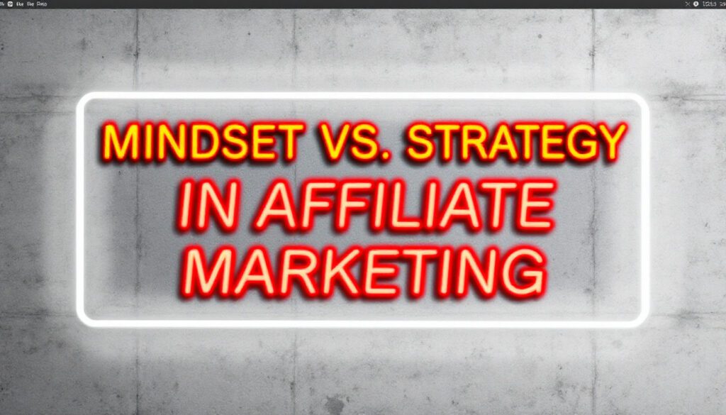 Mindset Vs Strategy In Affiliate Marketing